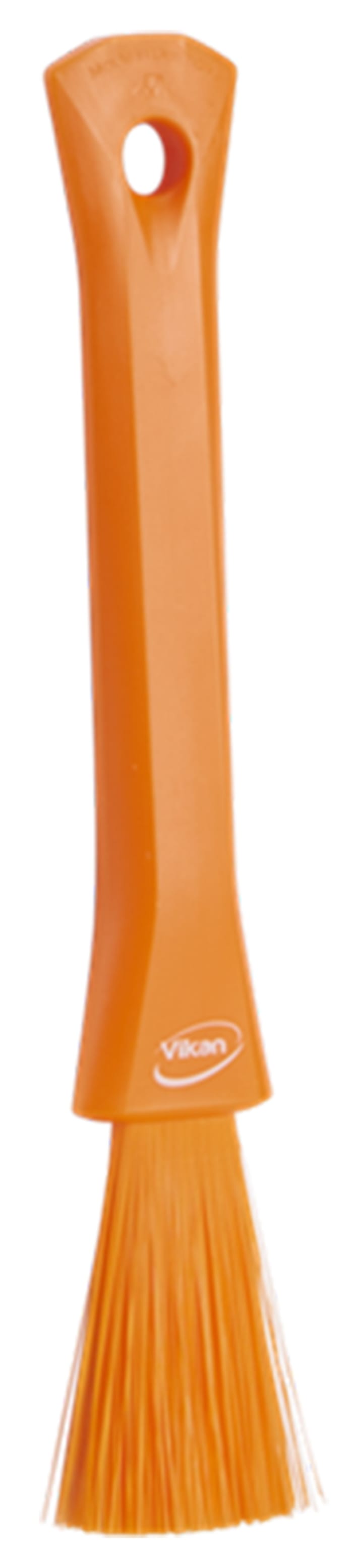 Vikan Soft Bristle Orange Scrubbing Brush, 57mm bristle length, Polyester bristle material