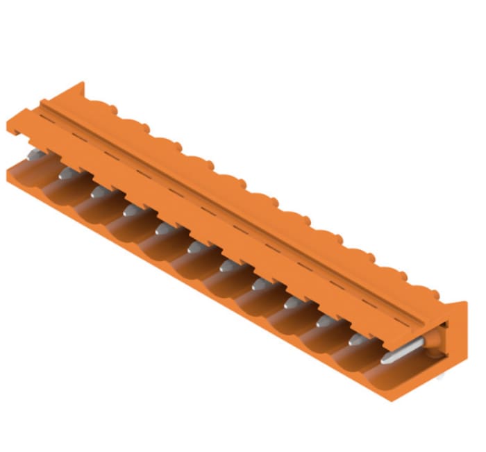 Weidmuller, 5.08mm Pitch, SL, 12 Way, , Pluggable Terminal Block, Header, Through Hole, Solder Termination, 1146940000