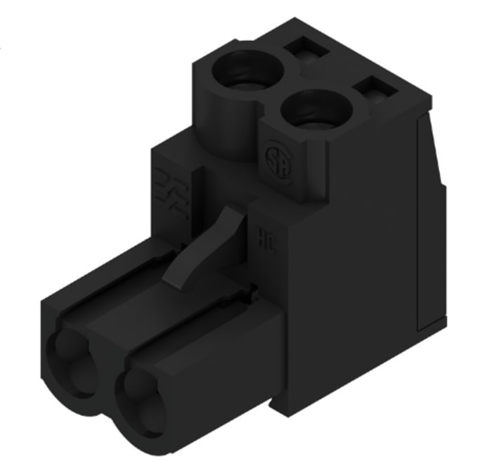 Weidmüller BL Series Pluggable Terminal Block, 2-Contact, 5.08 mm Pitch, 1 Row