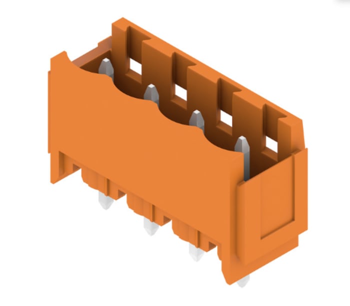 Weidmuller, 5.08mm Pitch, SL, 4 Way, , Pluggable Terminal Block, Header, Through Hole, Solder Termination, 1147360000