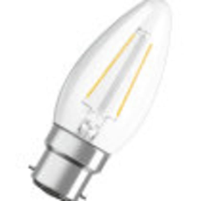 Osram, 2,5 W, LED GLS Ampul, Mini Mum Tipi, Sıcak Beyaz, E14, Eşdeğer Watt Miktarı: 25W, 250 lm, 220 → 240 V