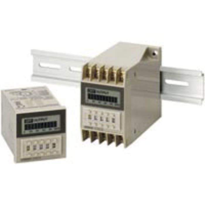 Omron H3CA Series DIN Rail Mount Timer Relay, 12 → 240 V dc, 24 → 240V ac, 2-Contact, 0.1 s →