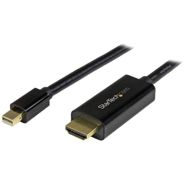 StarTech.com Mini DisplayPort to HDMI Adapter, 1m Length - 4K x 2K Maximum Resolution