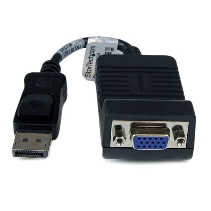 StarTech.com DisplayPort to VGA Adapter, 77mm Length - 1920 x 1200 Maximum Resolution