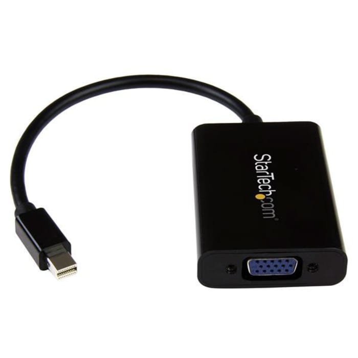 StarTech.com Mini DisplayPort to VGA Adapter, 184mm Length - 1920 x 1200 Maximum Resolution
