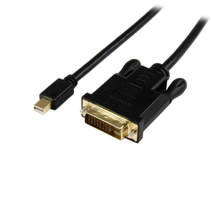 StarTech.com Mini DisplayPort to DVI Adapter, 1.8m Length - 1920 x 1200 Maximum Resolution