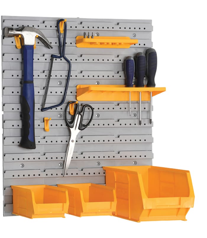 RS PRO Plastic Wall Mount Tool Panel