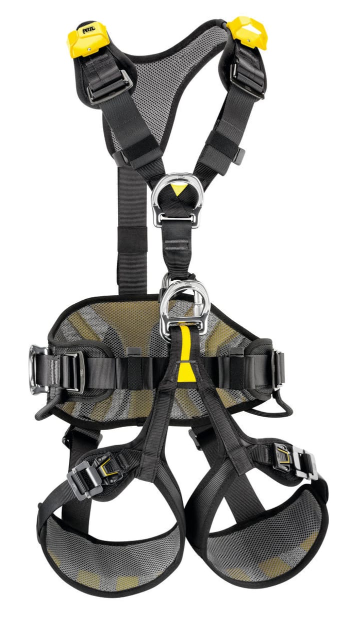 Petzl C071BA01 Front, Rear, Centre Waist, Side Attachment Safety Harness, 100kg Max, 1