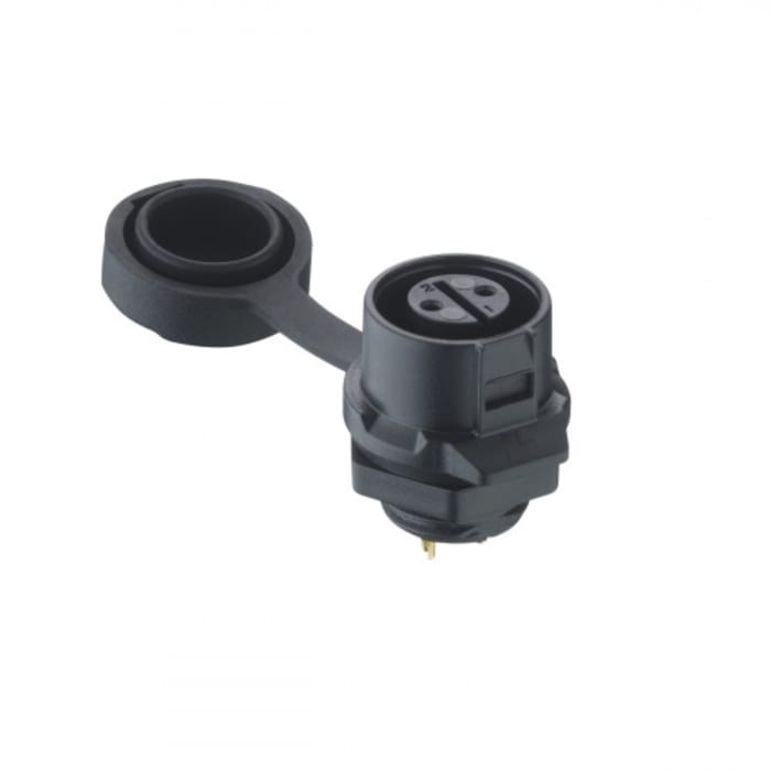 Lumberg Circular Connector, 3 Contacts, Panel Mount, Socket, Female, IP65, IP67, 02 Series