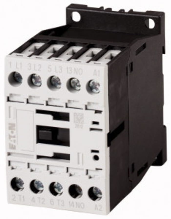 Eaton Contactors Contactor, 230 V ac Coil, 3-Pole, 9 A, 4 kW, 3NO, 400 V ac