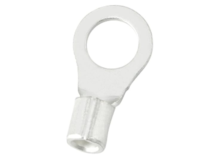 RS PRO Uninsulated Ring Terminal, 5.3mm Stud Size, 0.5mm² to 1.5mm² Wire Size
