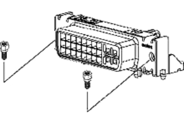 Connecteur DVI Angle droit 29 voies Femelle 3A 40 V c.a.