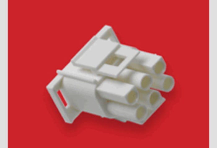Molex Female Crimp Connector Housing, 6.35mm Pitch, 3 Way, 1 Row