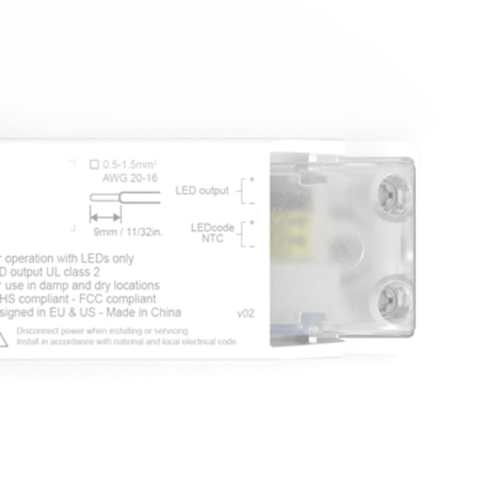 Driver de LED eldoLED,sortie 2 → 55 V 150 → 1400 mA, 30 W, , gradable