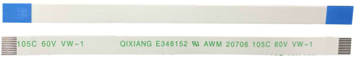 RS PRO FFC Ribbon Cable, 10-Way, 0.5mm Pitch, 50mm Length