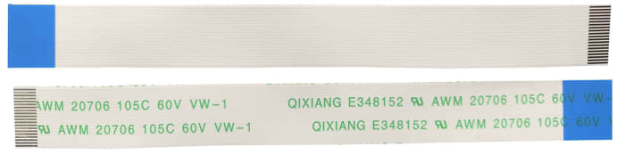 RS PRO FFC Ribbon Cable, 20-Way, 0.5mm Pitch, 200mm Length