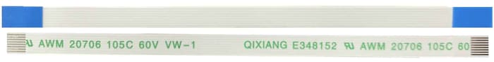 RS PRO FFC Ribbon Cable, 8-Way, 0.5mm Pitch, 50mm Length