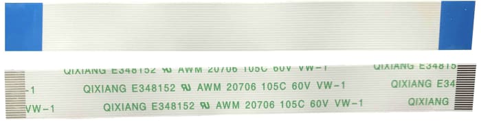RS PRO FFC Ribbon Cable, 20-Way, 0.5mm Pitch, 50mm Length