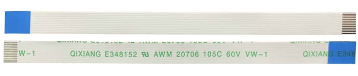 RS PRO FFC Ribbon Cable, 12-Way, 0.5mm Pitch, 200mm Length