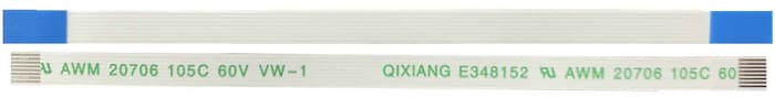 RS PRO FFC Ribbon Cable, 8-Way, 0.5mm Pitch, 50mm Length