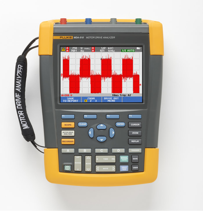 Fluke MDA-510 MDA-510 Series, 500MHz Handheld Oscilloscope, 4 Analogue Channels