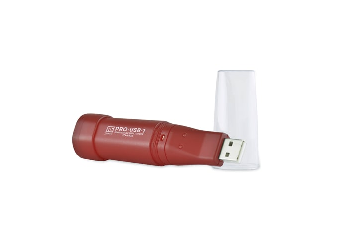 RS PRO PRO-USB-1 Temperature Data Logger, USB, 1 Input Channel(s)