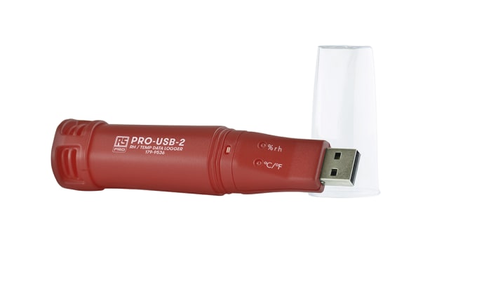 RS PRO PRO-USB-2 Temperature & Humidity Data Logger, USB, 1 Input Channel(s)