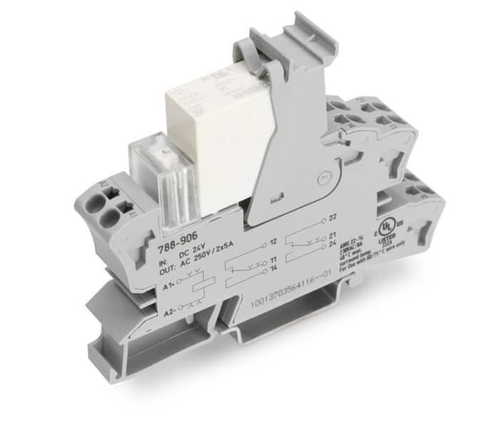 788906 Wago Wago 788 Series Safety Relay Safety Relay, 24V dc, 2