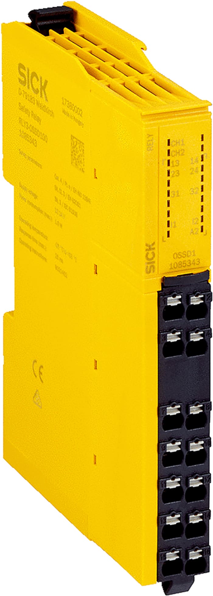 SICK ReLy RLY3 Emergency Stop Safety Relay, 24V dc, Dual-Channel, 2 Safety Contacts
