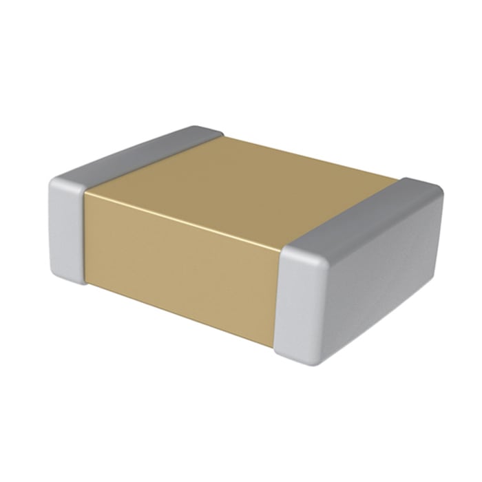 KEMET 2.2 nF Multilayer Ceramic Capacitor, 50 V dc, ±5 %, Surface Mount