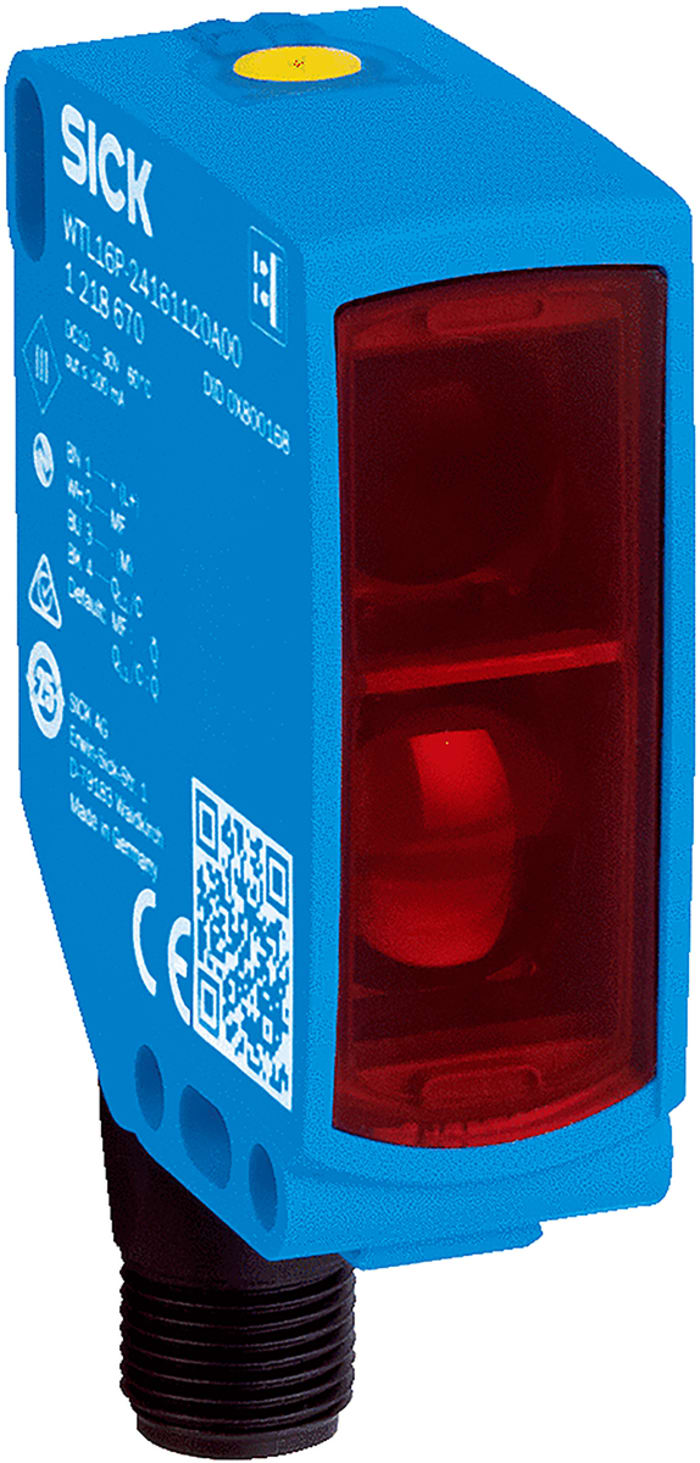 SICK Polarised Retro Reflection Photoelectric Sensor, Block Sensor, 0 → 10 m Detection Range