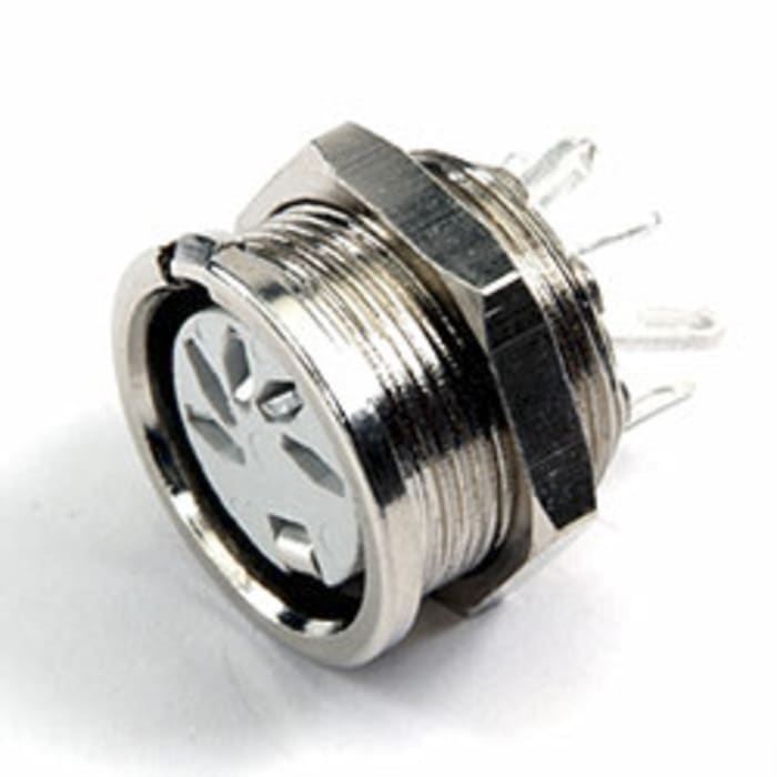 651-0300 Deltron | Deltron, 651 3 Pole Straight Standard DIN Socket ...