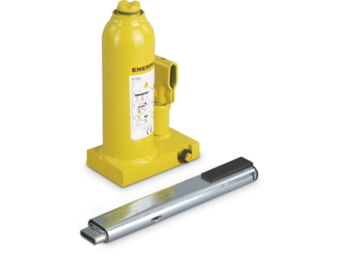 Enerpac Bottle Jack, 5t Maximum Load, 212mm - 437mm Maximum Range
