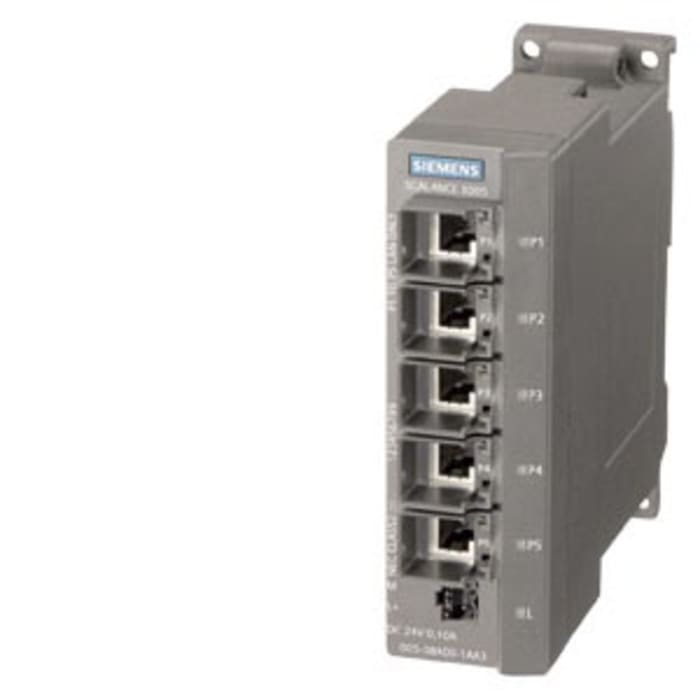 Siemens PC Veri Toplama (Data Acquisition), 5 x RJ45 Girişli, Ethernet, Industrial Ethernet Network İle Kullanım