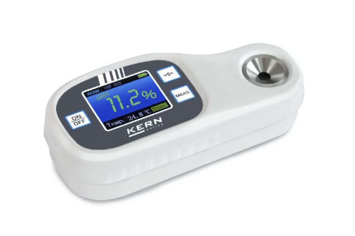 Kern Salt Refractometer, 1.4100 (Refractive Index) nD, 28 (Salt (NaCl)) %, 45 (Brix) % max, 0 (Salt (NaCl)) %, 0 (Brix)