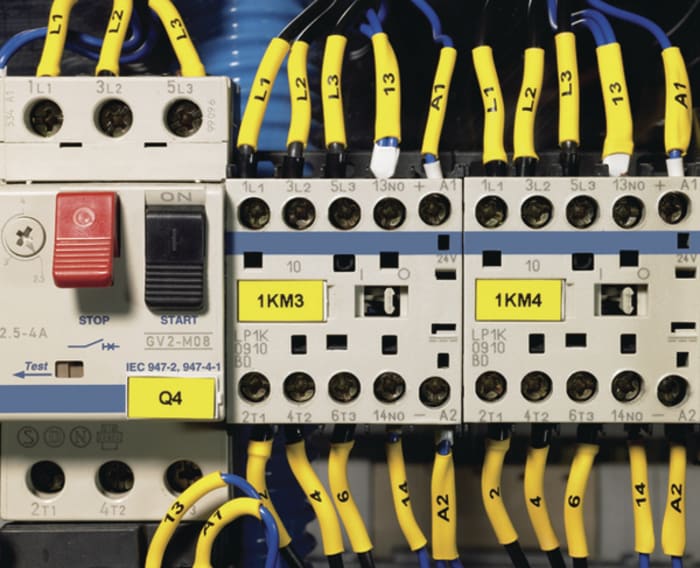 Gaine thermorétractable HellermannTyton, Diam. 12.7mm, Long. 18m, Rétreint 2:1, Blanc