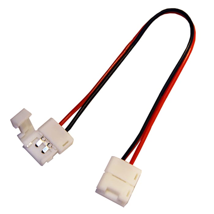 Cordon pour LED, JKL Components, ZCH-137HD-8J, Cordon de raccordement, pour Ruban de LED haute densité, 137mm