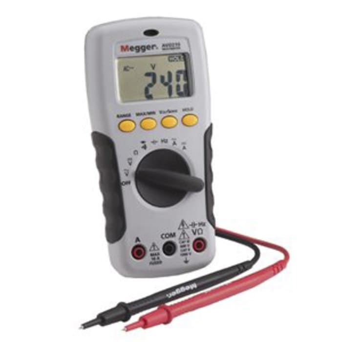 Multimètre AVO210 Megger Portable, 750V c.a. 10A c.a.
