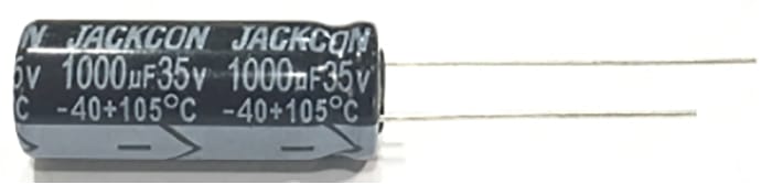 RS PRO 100μF Aluminium Electrolytic Capacitor 25V dc, Radial, Through Hole