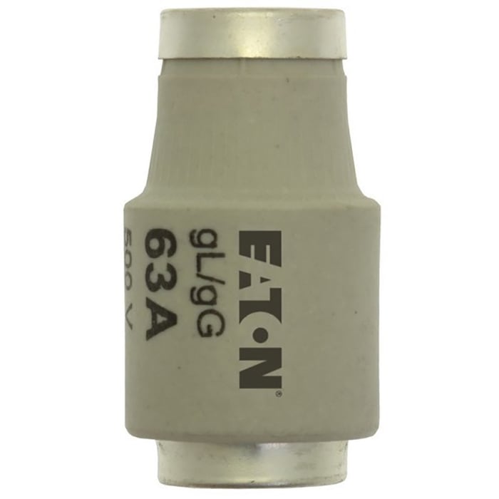 63D33 Eaton Eaton 63A DIII Bottle Fuse, E33 Thread Size, gG, 500V ac