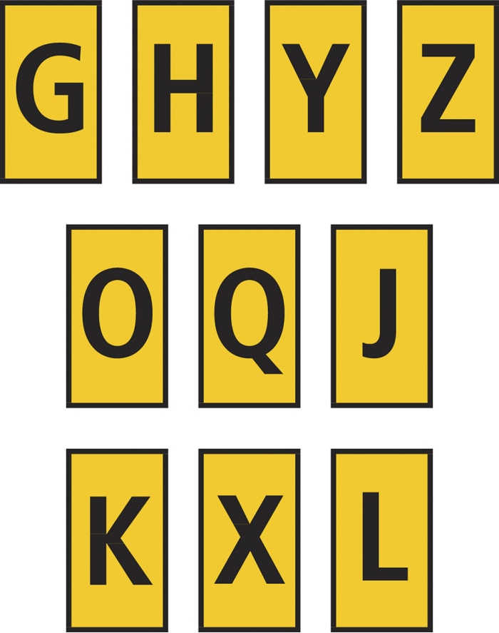 561 Wic0 Ghyzoqjkxl Pa66 Ye Hellermanntyton Hellermanntyton Wic0 Snap On Cable Marker Pre Printed G H J K L O Q X Y Z Black 0 8 2 2 Dia 1 5736 Rs Components