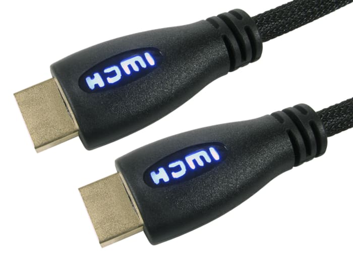 RS PRO, 5m Male HDMI to Male HDMI 4K