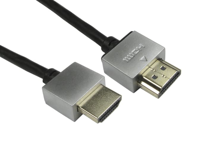 RS PRO, 1m Male HDMI to Male HDMI 4K