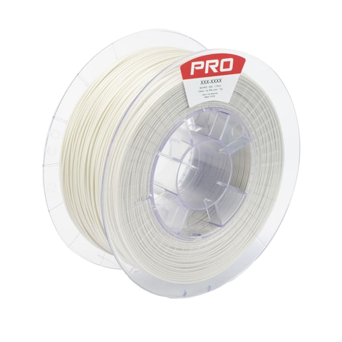 RS PRO 1.75mm Natural PLA Ultra Diamond 3D Printer Filament, 1kg
