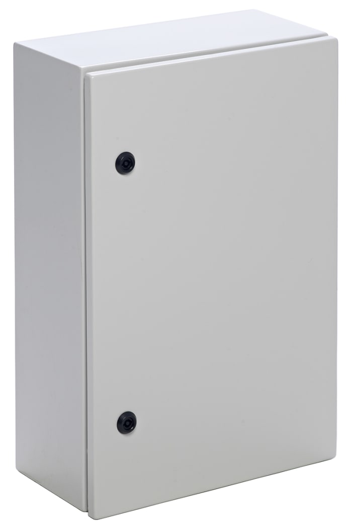 Caja de pared Contactum de Acero galvanizado Gris, con placa de montaje, 600 x 600 x 300mm, IP66