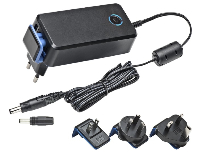 Mascot 28W Plug-In AC/DC Adapter 9V dc Output, 3.11A Output