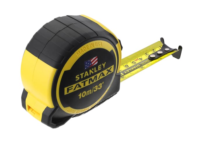 Cinta métrica Stanley FMHT0 , calibrado RS, de 10m, anchura 32 mm con sistemas imperial y métrico