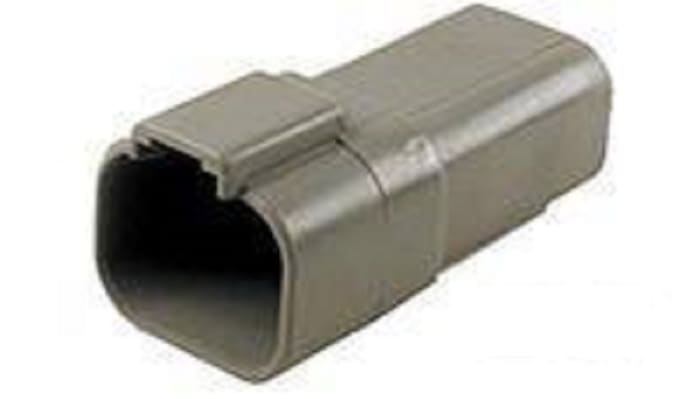 Deutsch, DT Automotive Connector Socket Grey Flange Mount 4 Way DT04-4P-C015