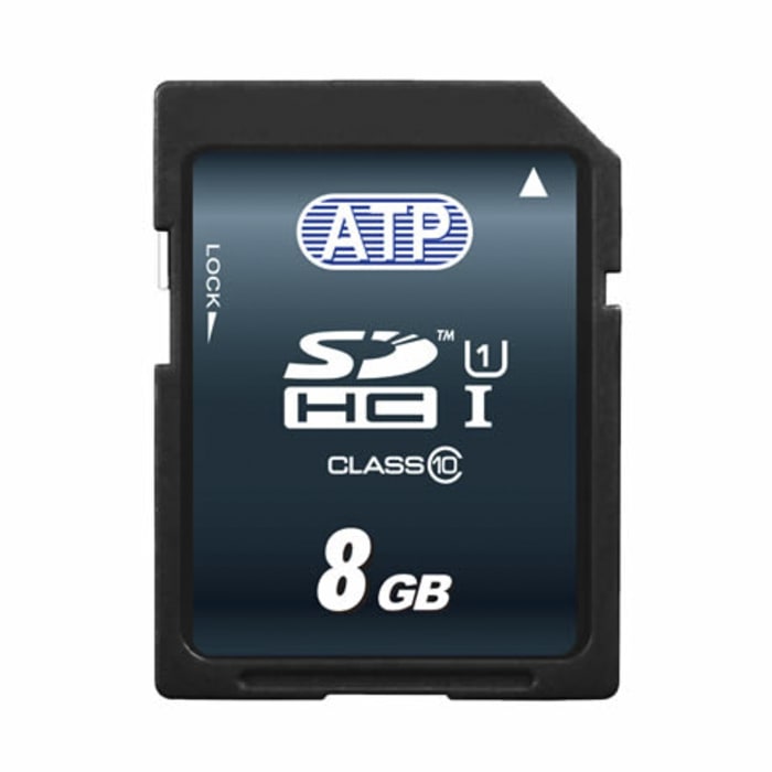 AF8GSD3-WABXM ATP | ATP 8 GB Industrial Grade SDHC SD Card, Class 10 ...