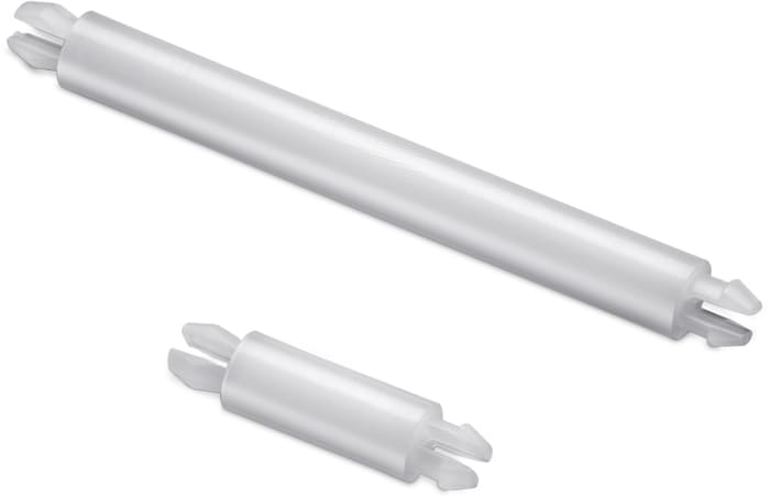Podpěrný svorník 701511500 výška 6.4mm Nylon pro 3.2mm otvor v PCB, základna 5mm